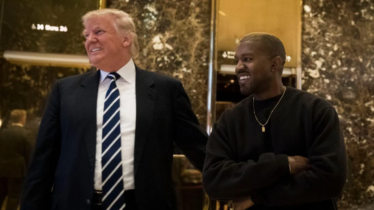 At the Trump Rally, Kanye West steals the show with an unexpected appearance.